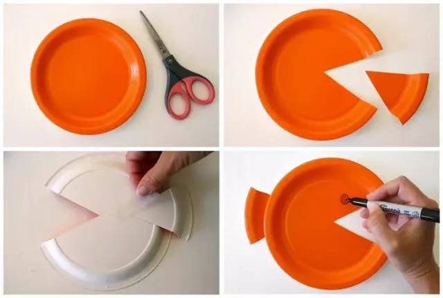 制作纸盘子简单方法图片