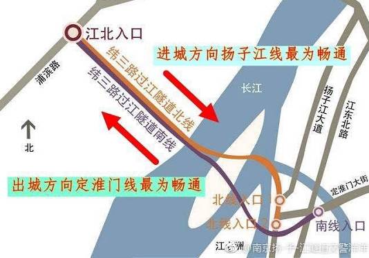 扬子江隧道入口示意图图片