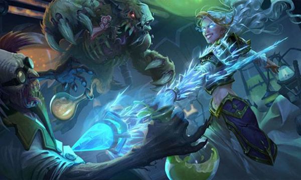 of the frozen throne)的新英雄卡片:污染者玛法里奥(malfurion the