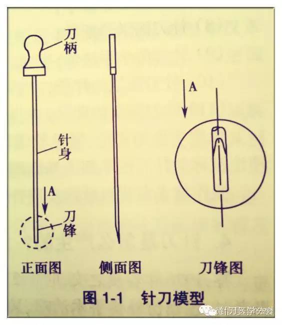 小针刀手法示意图图片