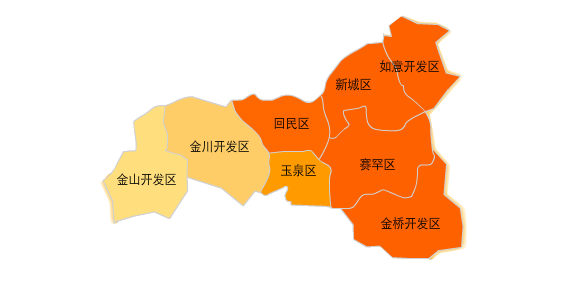 呼市行政地图图片
