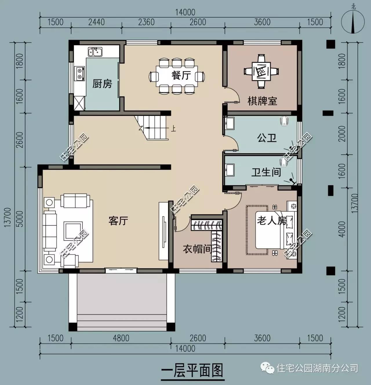 14米×14米房子设计图图片