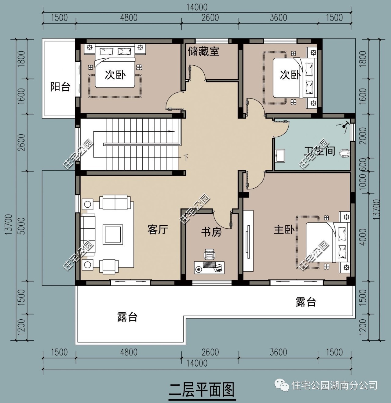 14米×14米房子设计图图片