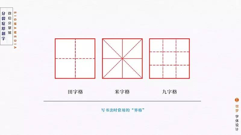 米字格和田字格的区别图片