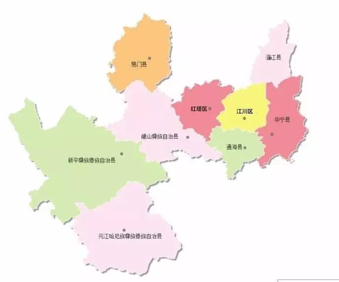 玉溪地图全图可放大图片