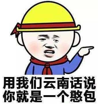 用我们云南话说表情包图片