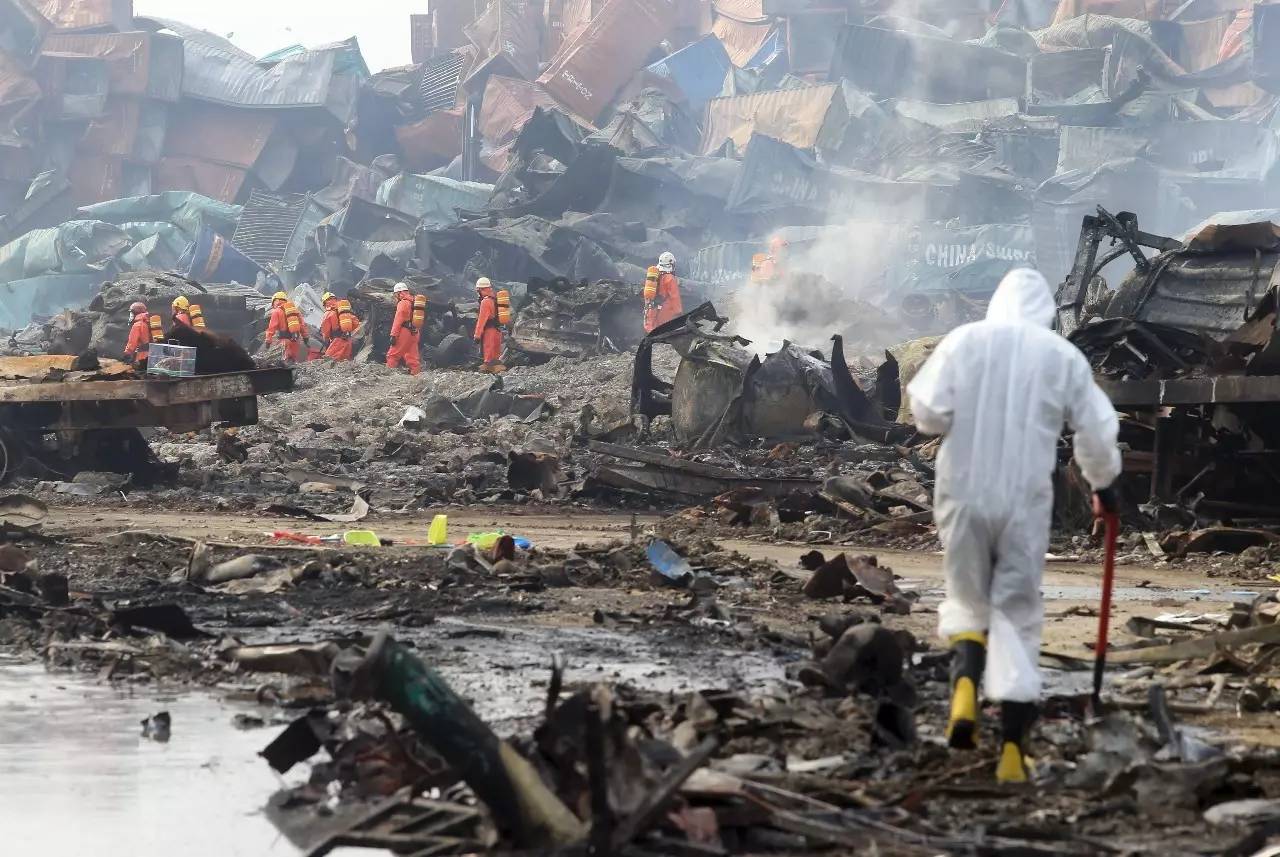 2014天津爆炸事故图片