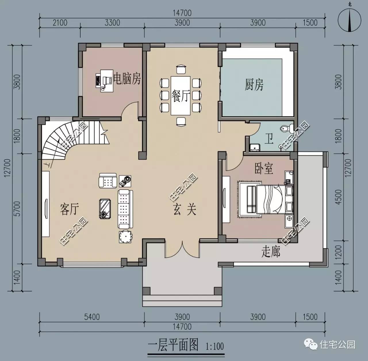 12米14米别墅图纸图片