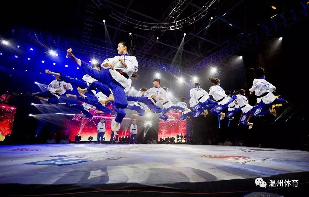 世界跆拳道职业联赛b级赛温州站举行,酷炫踢王决引爆温州