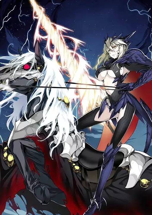 六,lancer(阿尔托莉雅·潘德拉贡alter)依旧是出自游戏《fate grand