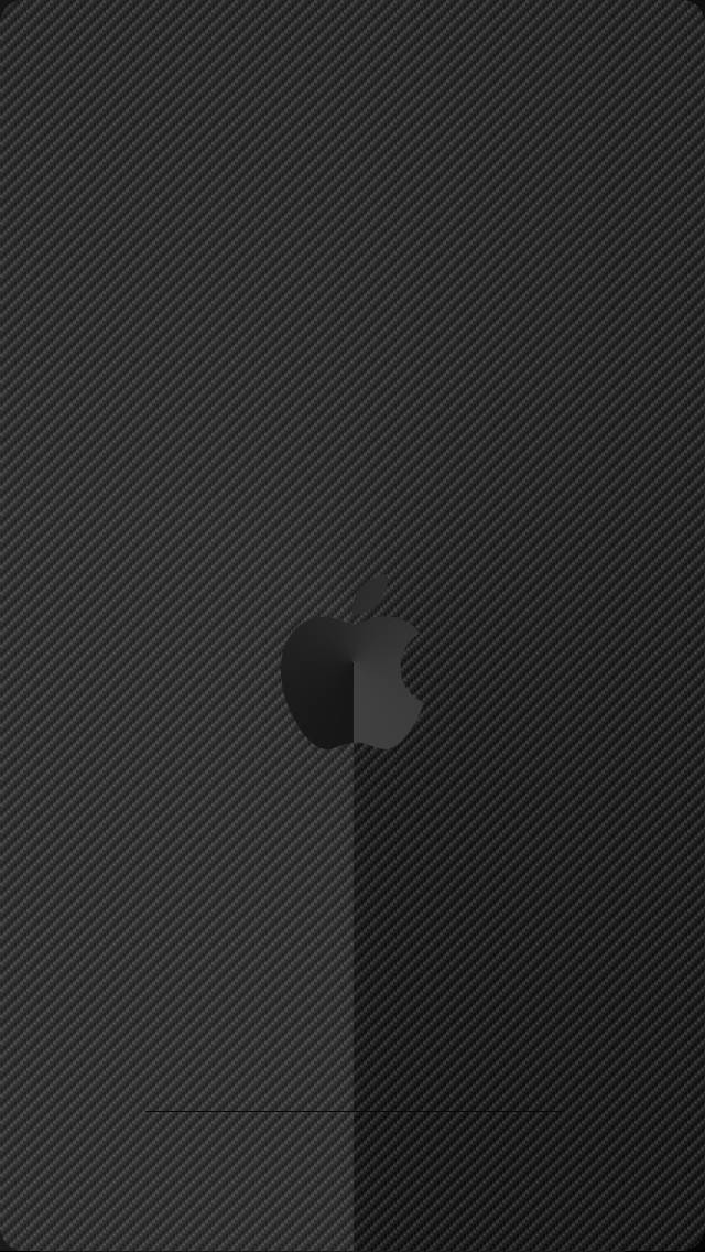 苹果壁纸黑色系标志图片