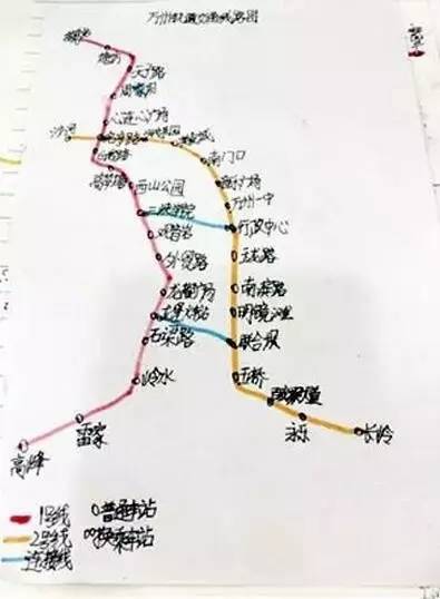 万州轻轨线路到底怎么走?过不过你家门口?