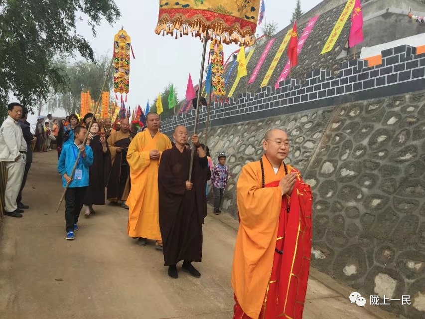 秦安县元丰圆通寺韦驮菩萨玉像开光法语