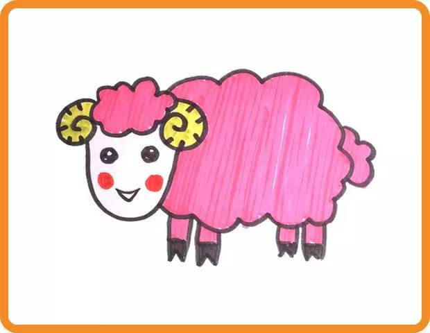 亲子时间学画画十二生肖羊