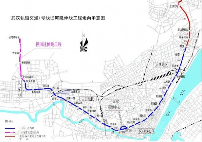 武汉白沙洲地铁规划图图片