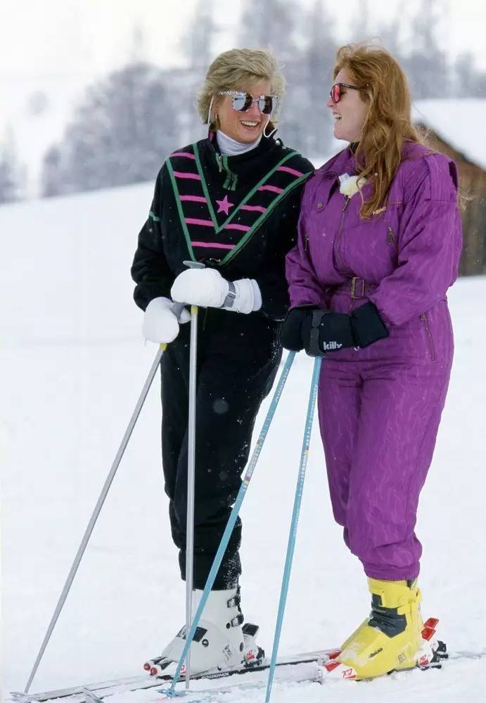 戴安娜高登滑雪图片