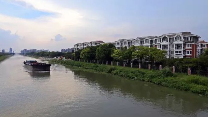 松江 九亭淀浦河沿岸20里滨水景观健身骑行步道开工建设,一期工程10